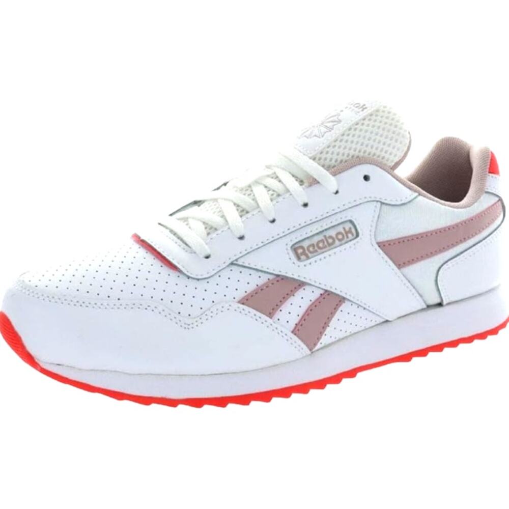 Reebok Classic Harman Ripple Sneakers Running Lace Up Athletic White Neon Pink 9